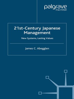 cover image of 21st-Century Japanese Management